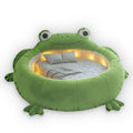 Giant Frog flat plush shaped pillow, product mockup (1 of 2)