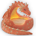 Orange Dragon Lounger shaped plush pillow, product image (1 of 2)