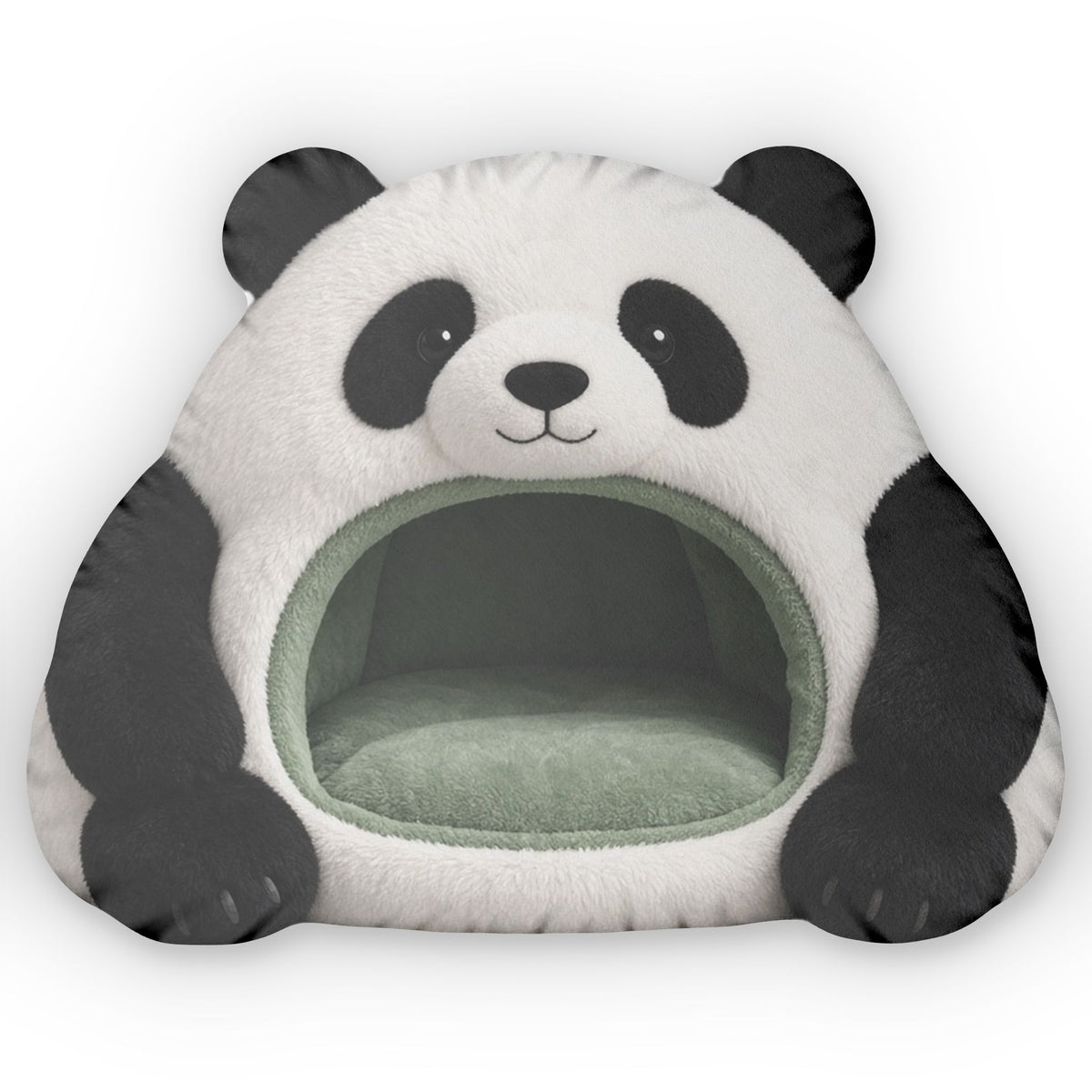 Giant Panda Cave Lounger shaped plush pillow, product image (2 of 2)