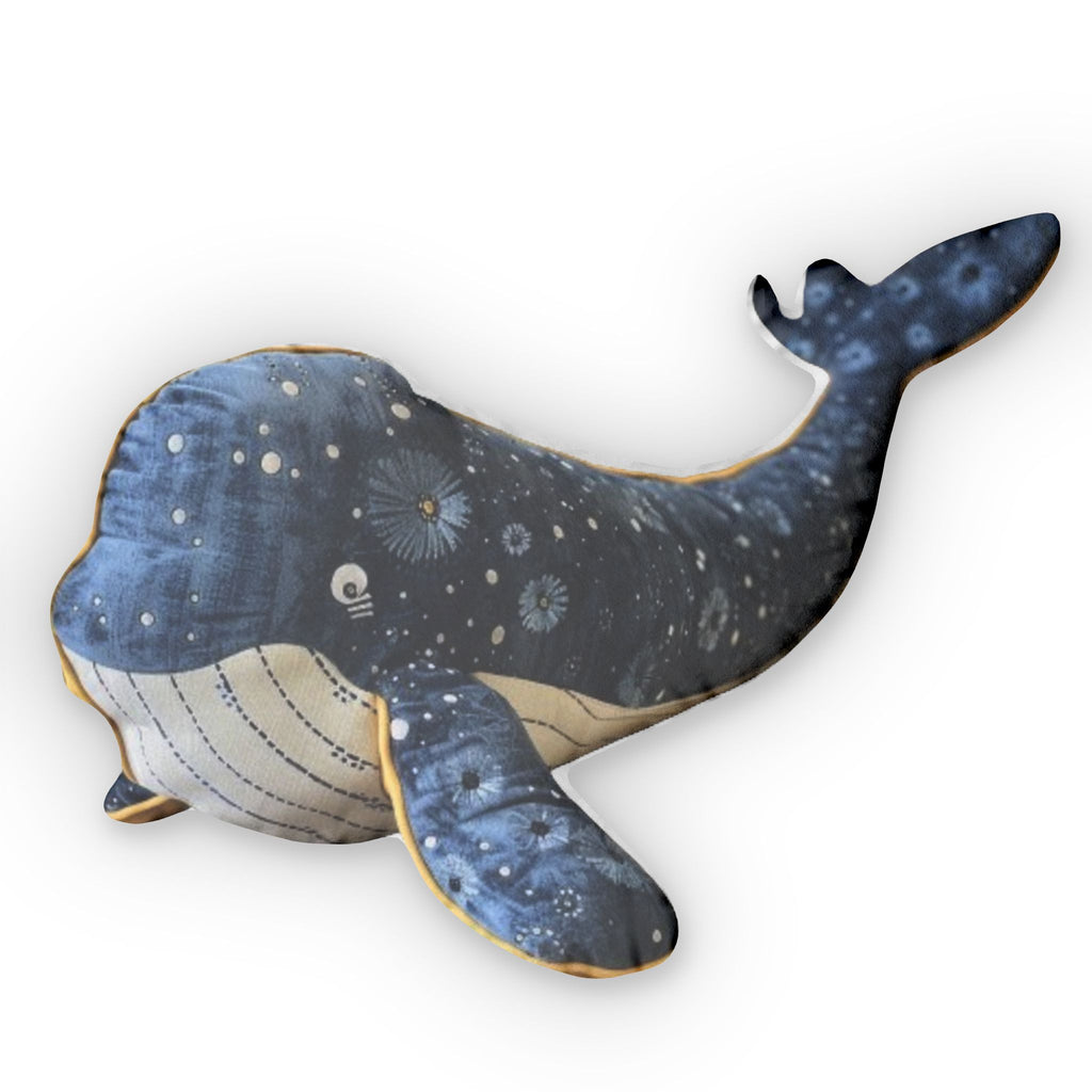 Whale Shaped Plush Pillow, product mockup (2 of 2)