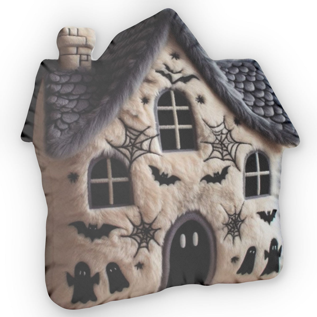 Haunted House Halloween, Spooky Gift, Plush Shaped Pillow, product mockup (2 of 2)