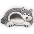 Giant Husky Cave Lounger shaped plush pillow, product image (1 of 2)