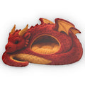Giant Fire Dragon Cave Lounger shaped plush pillow, product image (1 of 2)