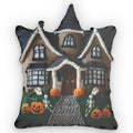 Haunted Mansion Halloween, Spooky Haunted House, Scary Gift, Plush Shaped Pillow, product mockup (1 of 2)