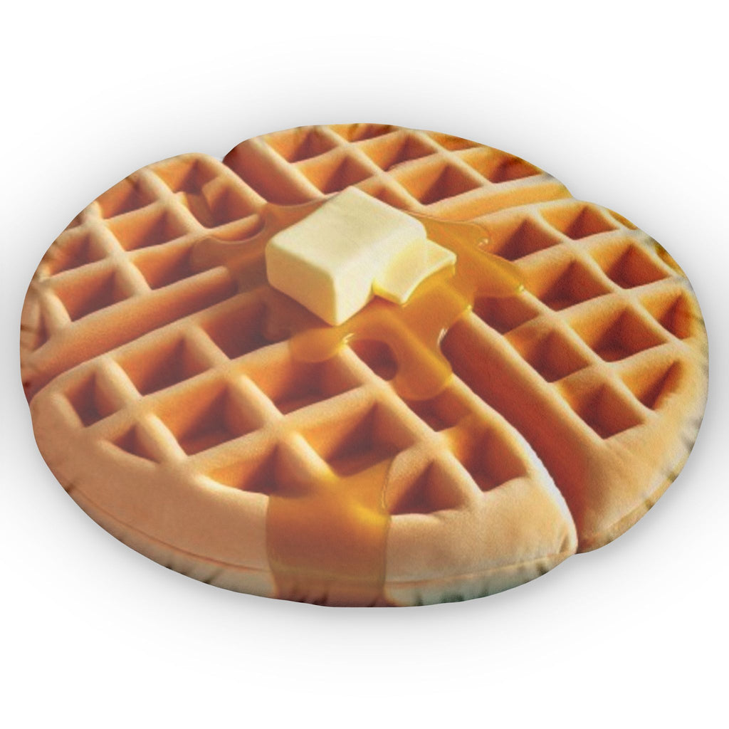 Waffle Plush Shaped Pillow, product mockup (2 of 2)