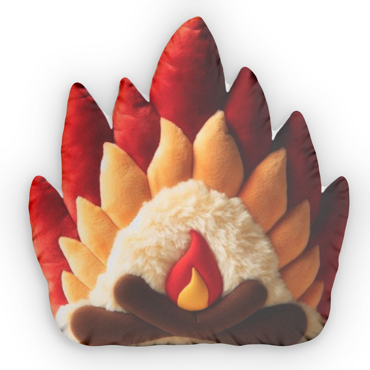 Campfire shaped plush pillow, product image (1 of 2)