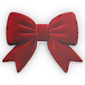 Red Velvet Bow shaped plush pillow, product image (1 of 2)