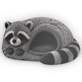 Giant Raccoon Cave Lounger shaped plush pillow, product image (1 of 2)