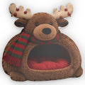 Christmas Moose Cave Lounger shaped plush pillow, product image (1 of 2)