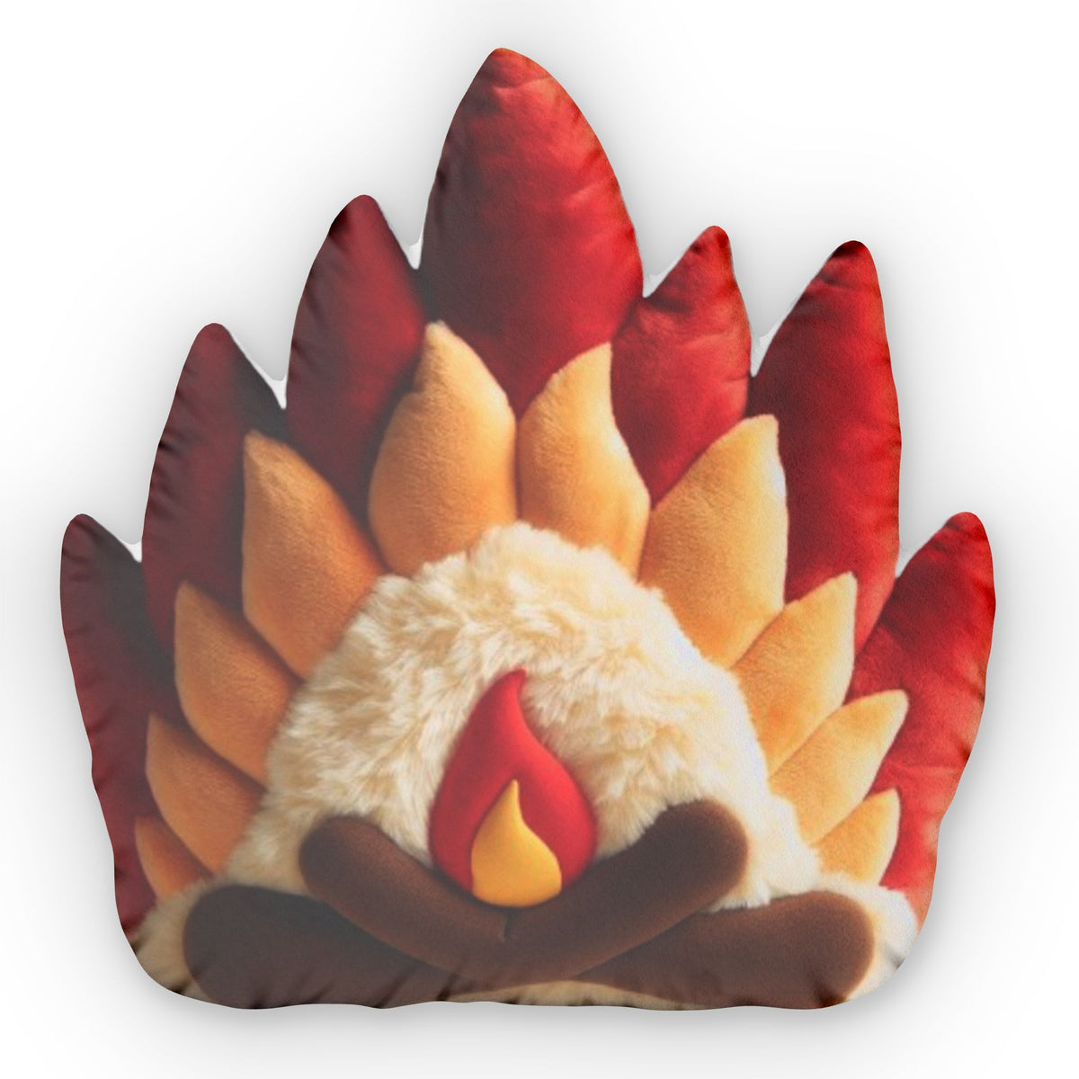 Campfire shaped plush pillow, product image (2 of 2)
