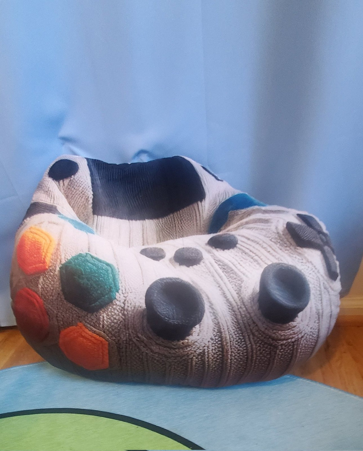 Real photo of the Retro Game Plush Pillow