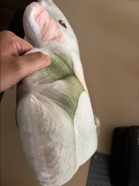 Customer photo (flagged for review) of the Kawaii Baby Dragon flat plush shaped pillow