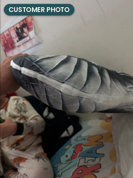 Customer photo: Space Ship Lounger Pillow (every order ships brand new)