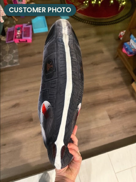Customer photo: Space Ship Lounger Pillow (every order ships brand new)