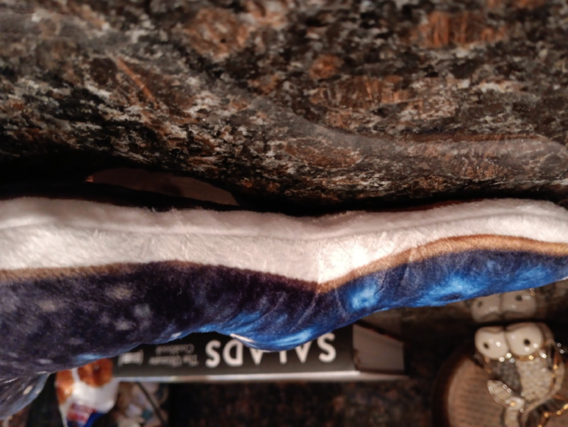 Customer photo (flagged for review) of Whale Shaped Plush Pillow